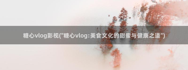 糖心vlog 排名