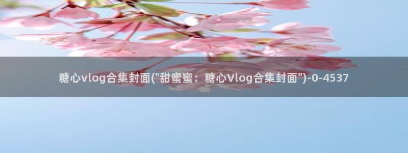 冉冉vlog糖心：糖心vlog合集封面(\