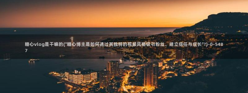 心糖vlog记录