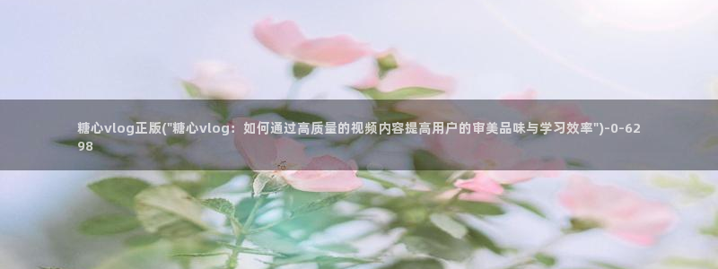 糖心vlog官网版
